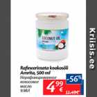 Allahindlus - Rafineerimata kookosõli Amrita, 500 ml