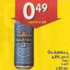 Allahindlus - Õlu Baltika 3