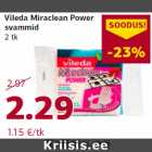 Vileda Miraclean Power
svammid
2 tk
