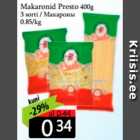 Makaronid Presto 400 g