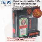 Allahindlus - Liköör Jägermeister