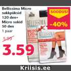 Allahindlus - Bellissima Micro
sukkpüksid
120 den+
Micro sokid
50 den