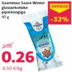 Saaremaa Saare Winter
glasuurkohuke
piparkoogiga
40 g