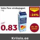 Магазин:Comarket,Скидка:Персиковый йогурт Valio Pere, 1 кг