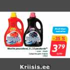 Woolite pesuvahend, 2 l, 33 pesukorda**