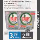 FAIRU NÕUDEPESUMASINA KAPSLID PLATINUM 18 TK