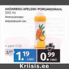 KADARBIKU APELSINI-PORGANDIMAHL 500 ML