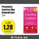 Pesukaitse Carefree Plus Original Light 20 tk
