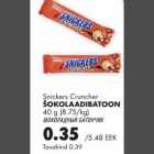 Allahindlus - Snickers Cruncher šokolaadibatoon