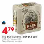 Alkohol - Hele õlu Saku Karl Friedrich 