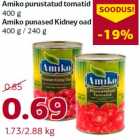Магазин:Comarket,Скидка:Помидоры Amiko; Красная фасоль Amiko
