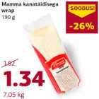 Allahindlus - Mamma kanatäidisega
wrap
190 g