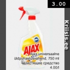 Ajax universaalne ülpuhastusvahend, 750 ml