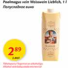 Poolmagus  vein Weisswein Lieblich, 1 l