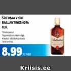 Allahindlus - ŠOTIMAA VISKI BALLANTINES
