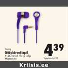 Soniq Nööpkõrvaklapid