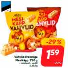 Магазин:Hüper Rimi, Rimi, Mini Rimi,Скидка:Вафли с кремом
Mesikäpp, 250 г