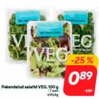 Pakendatud salatid VEG, 100 g