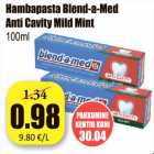 Allahindlus - Hambapasta Blend-a-Med Anti Cavity Mild Mint