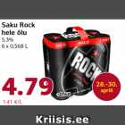 Allahindlus - Saku Rock
hele õlu