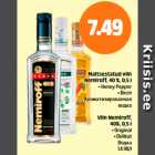 Maitsestatud viin Nemiroff, 40%, 0,5 l .Honey Pepper .Birch; Viin Nemiroff, 40%, 0,5 l .Original .Delikat