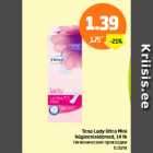 Allahindlus - Tena Lady Ultra Mini hügieenisidemed, 14 tk