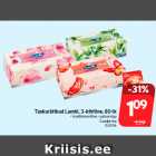 Taskurätikud Lambi, 3-kihiline, 80 tk