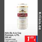 Allahindlus - Hele õlu A.Le Coq Premium