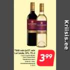 Allahindlus - Tšiili vein ja GT vein
La Conda, 12%, 75 cl
