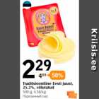 Allahindlus - Traditsiooniline Eesti juust, 25,2%, viilutatud 500 g
