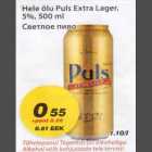 Allahindlus - Hele õlu Puls Extra Lager
