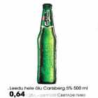Alkohol - Leedu hele õlu Corisberg 5% 500 ml