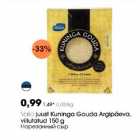 Valio juust Kuninga Gouda Argipäeva, viilutatud I50 g