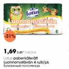 Lotus рaЬеrkätеrätt Luоnnоnуstävän 4 rulli/pk