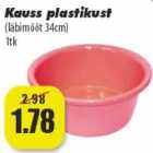 Kauss plastikust