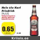 Hele õlu Karl
Friedrich
5%,0,5L