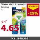Gillette Mach 3 raseerija
Sensitive
tk
