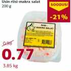 Allahindlus - Usin riisi-makra salat
200 g