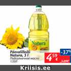 Allahindlus - Päevalilleõli Natura, 3 l