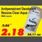 Allahindlus - Antiperspirant Deodorant Rexona Clear Aqua