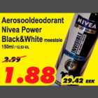 Allahindlus - Aerosooldeodorant Nivea Power Black%White 