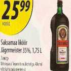 Allahindlus - Saksamaa liköör Jägermeister