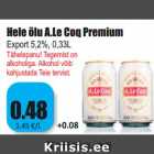 Alkohol - Hele õlu A.Le Coq Premium