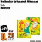 Allahindlus - Multimahla- ja õunajook Põltsamaa 0,2 l