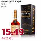 Allahindlus - Hennessy VS konjak
40%
35 cl