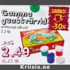 Gamma
guaššvärvid
erinevad värvid
12 tk
