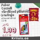 Faber-
Castell
värvilised pliiatsid +
teritaja
erinevad värvid
12 tk