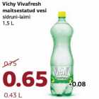 Vichy Vivafresh
maitsestatud vesi
sidruni-laimi
1,5 L