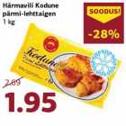 Дрожжевое тесто Härmavili
1 кг
