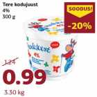 Allahindlus - Tere kodujuust
4%
300 g